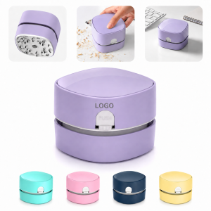Multifunctional Desktop Debris Cleaner with Cable-Free Power Hub