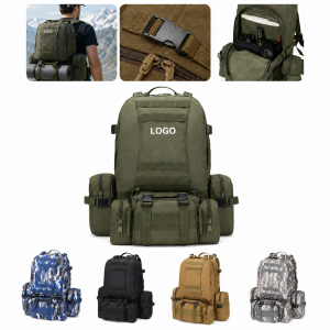 Modular 4-in-1 Tactical Expedition Rucksack System with Detachable Utility Pouches